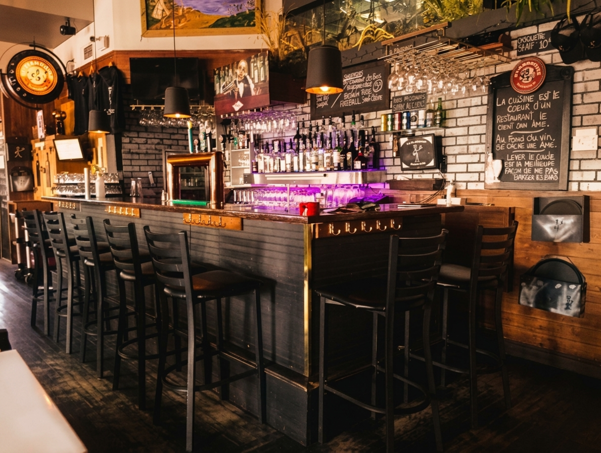 Bar intérieur Le St-Alfonse Roberval