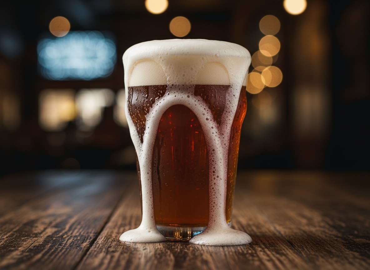 Pinte de bière locale en fût, Le St-Alfonse